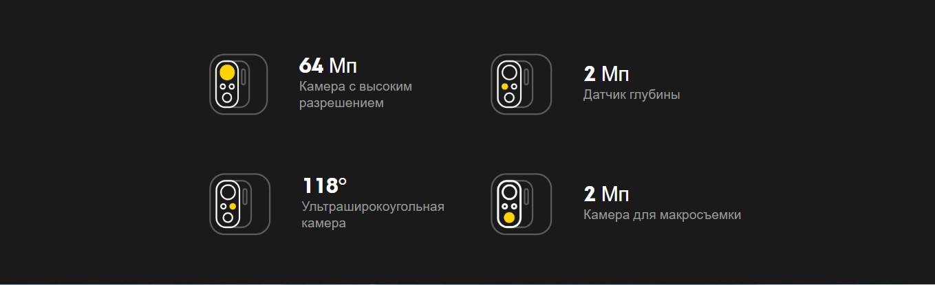 Xiaomi POCO M5s 6+128GB (жёлтый / Yellow)
