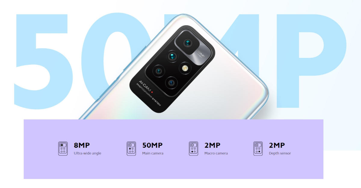 Xiaomi Redmi 10 2022 4GB+128GB (серый / Carbon Gray)
