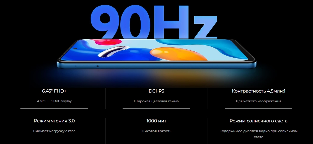 Xiaomi Redmi Note 11S 8+128GB (Синий / Twilight Blue)
